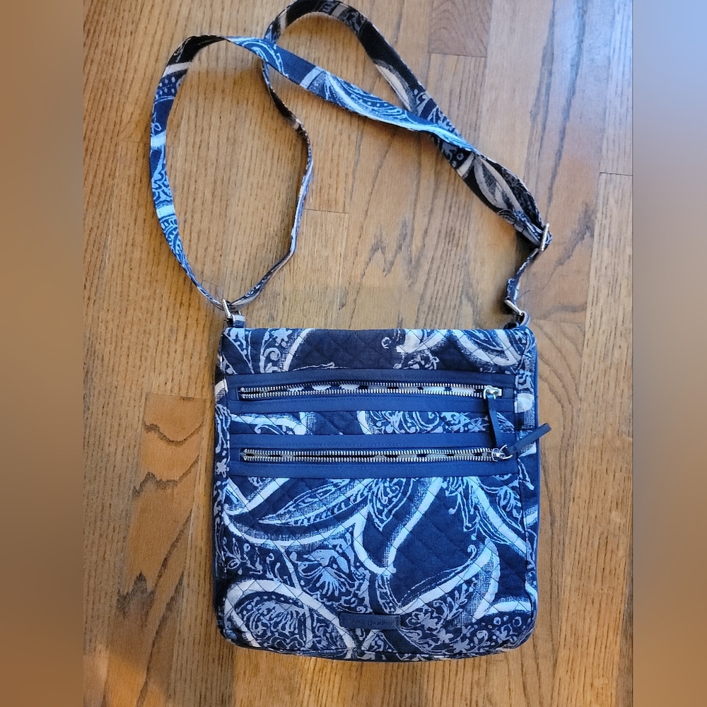 Vera Bradley Indio triple zip crossbody bag